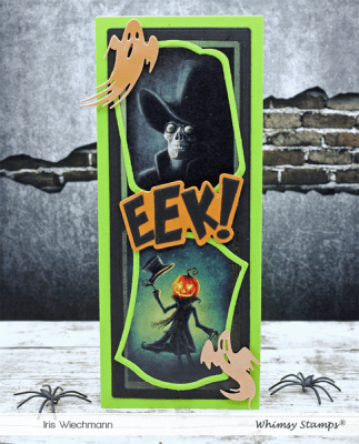 FÖRBESTÄLLNING EEK word die set - Ordstansmallar med halloweentema från Whimsy Stamps
