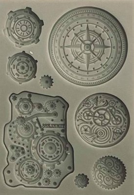 MECHANISMS Around the World Silicon Mould from Stamperia A6