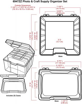 Art and photo supply box set from ArtBin