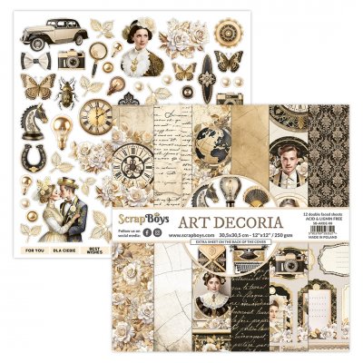ART DECORIA paper pad 12x12 from Scrapboys 30x30 cm