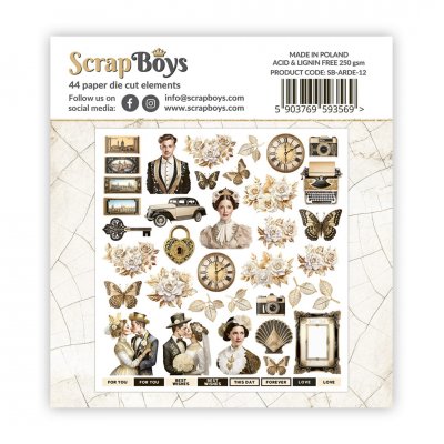 ART DECORIA DIE CUTS - Dekorativa bilder från Scrapboys