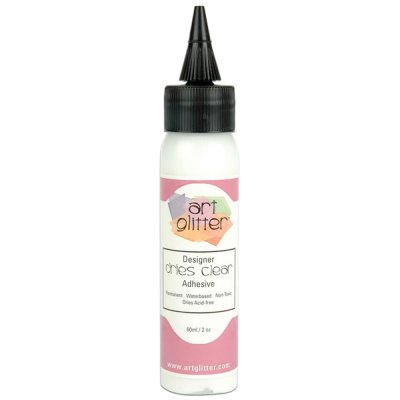 Art Institute Glitter Designer Dries Clear Adhesive 2oz - Starkt lim som blir genomskinligt