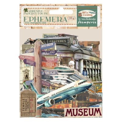Art of travelling ephemera from Stamperia