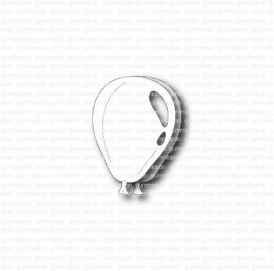 Ballong lager på lager-stansmallar från Gummiapan 2,5x3,6 cm