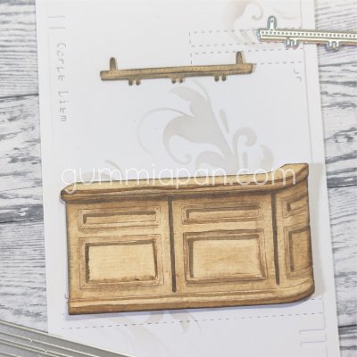 Bar counter die set from Gummiapan ca 90,5 x 50,5mm 56,5 x 10,5 mm