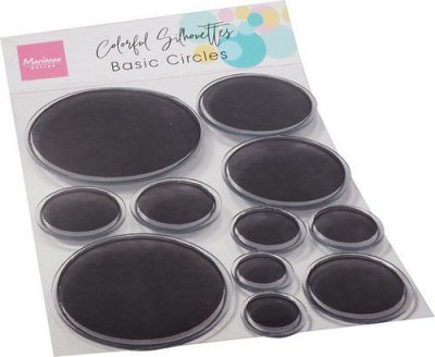 Basic circles clear stamp set from Marianne Design ca 11x18 cm