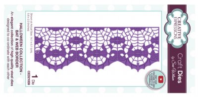 BAT & WEB BORDER Halloween die - Bårdstansmall från Sue Wilson Creative Expressions