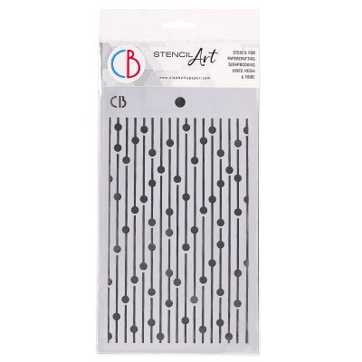 BEAD CURTAIN stencil 5x8 - Schablon från Ciao Bella