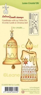 Bell & Candle combi clear stamp set from LeCrea