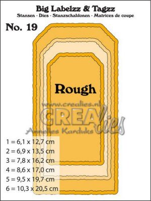 Big Labelzz & Tagzz no. 19 tag die set from CreaLies