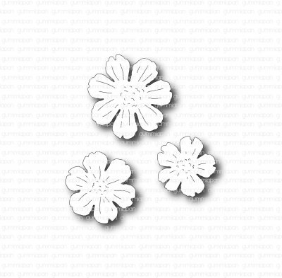 Blommor - Stansmallar från Gummiapan Ca Ø 35 mm, 30 mm, 25 mm