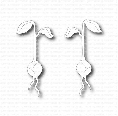 Blomsterlökar stansmallar från Gummiapan 1,6x3,3 cm