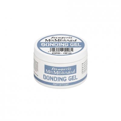 MATT & CLEAR BONDING GEL - Bindningsgelé till texturpulver från Stamperia 150 ml
