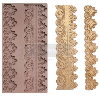 Border Lace II 5x10 Inch Décor Mould from Prima