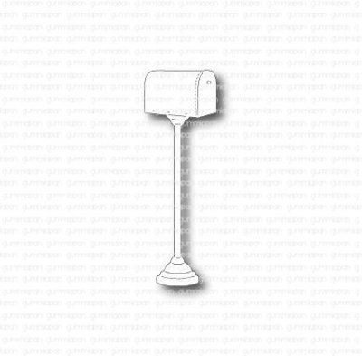 Mail box die from Gummiapan 2,2x6,7 cm