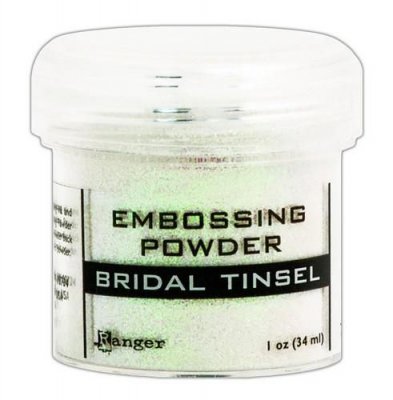 Bridal tinsel embossing powder - Embossingpulver från Ranger 34 ml