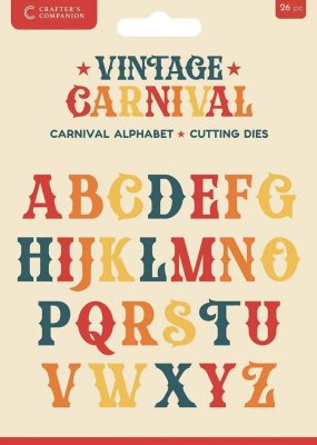 CARNIVAL ALPHABET die set from Crafter's Companion