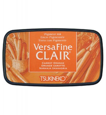 CARROT ORANGE ink pad - Orange stämpeldyna från Versafine clair Tsukineko