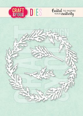 CEDAR WREATH DIE SET from Craft & You