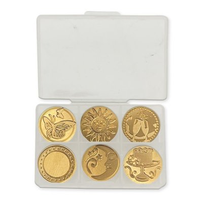 Stamperia Wax And Seals - Set 6 Seals - Celebration from Stamperia