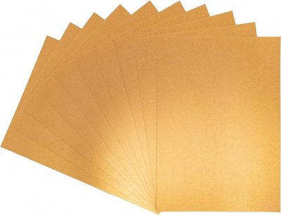 COPPER Metallic Pearl Centura paper pack - Kopparfärgade papper från Crafter's Companion A4