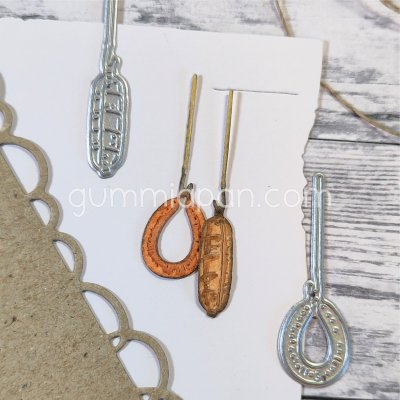 CHARKUTERIER KORVstansmallar från Gummiapan ca 6,5x44,7 mm, 12,5x40,5 mm