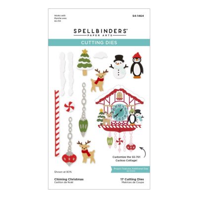 CHIMING CHRISTMAS die set - Juliga stansmallar från Spellbinders