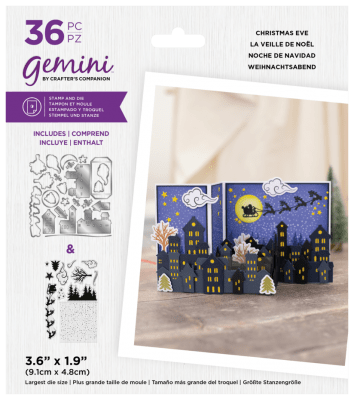 CHRISTMAS EVE 3D Scene Builder Stamp & Die set from Crafter's Companion