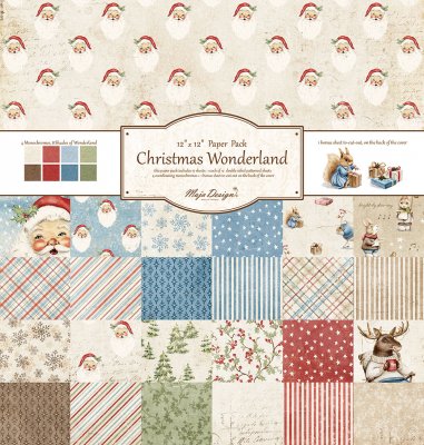 CHRISTMAS WONDERLAND paper pack 12X12 from Maja Design 30X30 cm