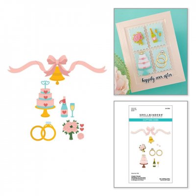 CLASSIC MOUSE WEDDING ACCESSORIES die set - Stansmallar med kärlek- och bröllopstema från Spellbinders