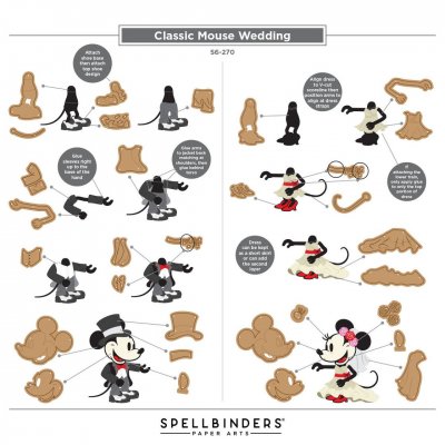 CLASSIC MOUSE WEDDING die set from Spellbinders