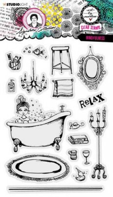 MINDFULNESS Clear Stamp Signature Collection nr.473 from Art by Marlene Studio Light 26x15 cm