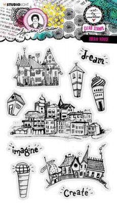 DREAM HOUSE Clear Stamp Signature Collection nr.474 from Art by Marlene Studio Light 26x15 cm