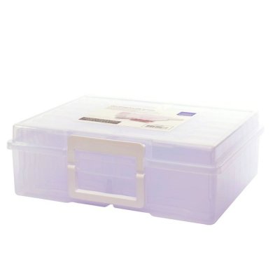 CLEAR STORAGE BOX with 16 cases - Förvaring i förvaring från Vaessen Creative ca 37x30x13 cm