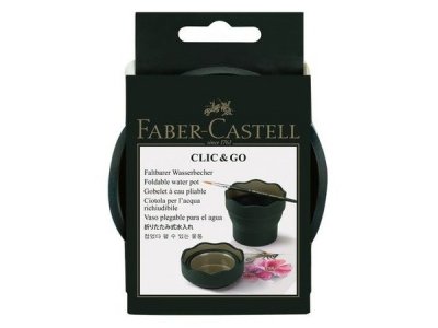 Clic & Go Water Cup - Hopfällbar mugg från Faber-Castell