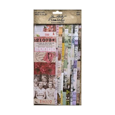 COLLAGE STRIPS from Tim Holtz Idea-ology