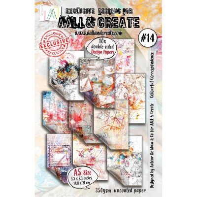 Colourful Correspondence PAPER - Papper från AALL & Create A5 350 gsm