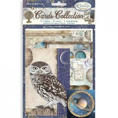 COSMOS CARD COLLECTION - Dekorativa bilder från Stamperia