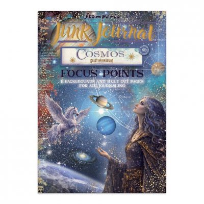 COSMOS FOCUS POINTS - Block med bilder från Stamperia A5