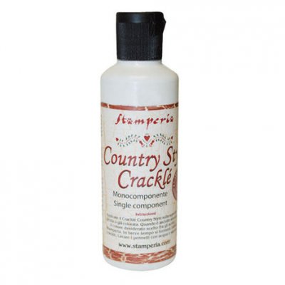 COUNTRY STYLE CRACKLE - Krackeleringsmedium från Stamperia 80 ml