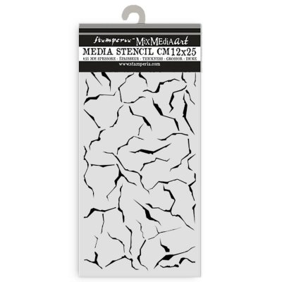 CRACKLE GOLDEN HARMONY stencil - Schablon från Stamperia