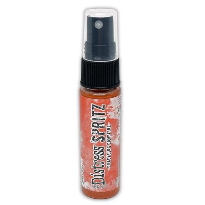 CRACKLING CAMPFIRE redorange spritz from Tim Holtz Ranger ink 1 fl oz