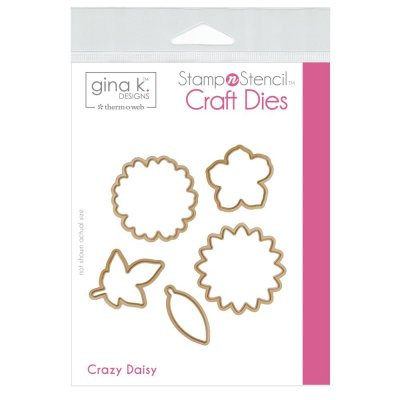 Crazy daisy die set - Stansmallar från Gina K