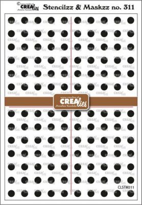 FÖRBESTÄLLNING Stencilzz/Maskzz Circles - Schablon från CreaLies 15x21 cm