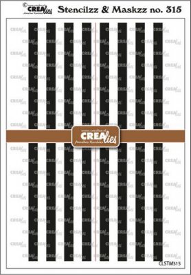 PRE-ORDER Stencilzz/Maskzz Stripes from CreaLies 15x21 cm