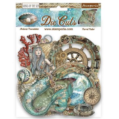 CREATURES Songs of the Sea die cuts from Stamperia