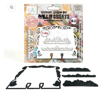 GARDEN CHIC die set CURVY QUIRKS 85 from AALL & Create