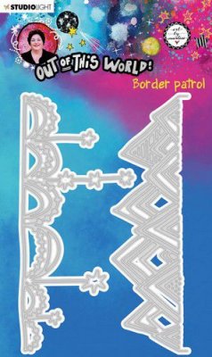 Border Cutting Die ABM Out of this World nr.87 - Bårdstansmallar från Art by Marlene Studio Light 10x16 cm