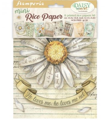 DAISY ART MINI RICE PAPER SET from Stamperia A6