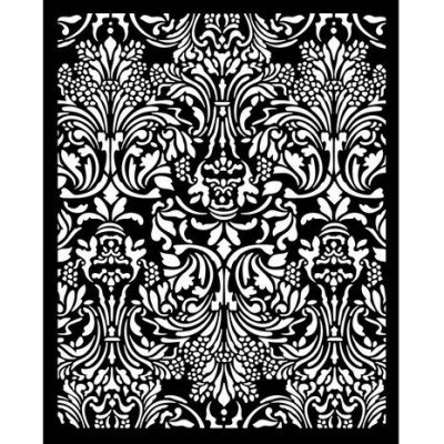 DAMASQUE Sir Vagabond in Fantasy World Thick Stencil - Schablon från Stamperia 20x25cm